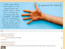 Tablet Screenshot of oprazerdotexto.blogspot.com