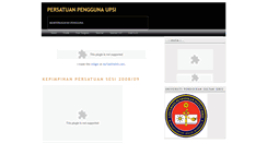 Desktop Screenshot of persatuanpenggunaupsi.blogspot.com