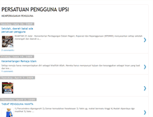 Tablet Screenshot of persatuanpenggunaupsi.blogspot.com