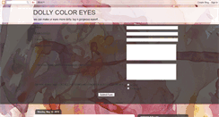 Desktop Screenshot of dollycoloreyes.blogspot.com