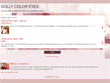 Tablet Screenshot of dollycoloreyes.blogspot.com