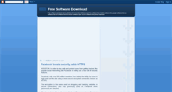 Desktop Screenshot of freesoftwaredownload10.blogspot.com