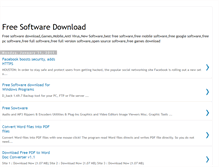 Tablet Screenshot of freesoftwaredownload10.blogspot.com