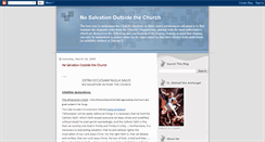 Desktop Screenshot of no-salvation-outside-the-church.blogspot.com