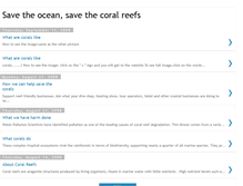 Tablet Screenshot of coralsalive.blogspot.com