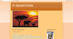 Desktop Screenshot of adesalinhada.blogspot.com