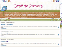 Tablet Screenshot of bebedeproveta.blogspot.com