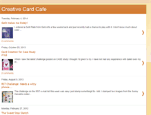 Tablet Screenshot of creativecardcafe.blogspot.com