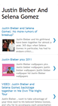 Mobile Screenshot of justinbieber-selenagomezz.blogspot.com