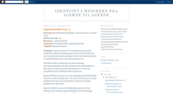 Desktop Screenshot of identitetimusik.blogspot.com