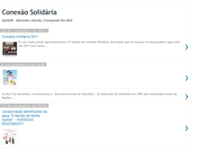 Tablet Screenshot of conexaosolidaria.blogspot.com