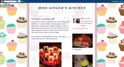 Desktop Screenshot of missgingers.blogspot.com