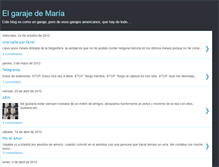 Tablet Screenshot of elgarajedemaria.blogspot.com
