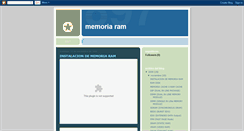 Desktop Screenshot of memoriaramd.blogspot.com