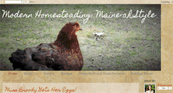 Desktop Screenshot of mymainehomestead.blogspot.com