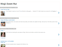 Tablet Screenshot of ningssweethut.blogspot.com