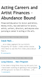 Mobile Screenshot of abundancebound.blogspot.com