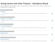 Tablet Screenshot of abundancebound.blogspot.com