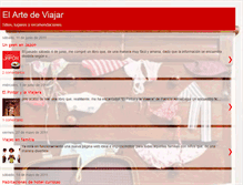 Tablet Screenshot of elartedeviajar-misviajes.blogspot.com