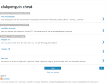 Tablet Screenshot of clubpenguincheat-nuwfallel.blogspot.com