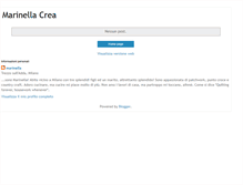 Tablet Screenshot of marinellacrea.blogspot.com