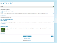 Tablet Screenshot of hax4info.blogspot.com