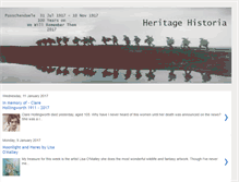 Tablet Screenshot of heritagehistoria.blogspot.com