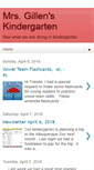 Mobile Screenshot of mrsgillenskindergarten.blogspot.com