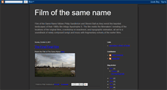 Desktop Screenshot of filmofthesamename.blogspot.com