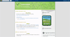 Desktop Screenshot of cheflovesbeer.blogspot.com