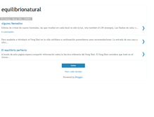 Tablet Screenshot of equilibriosnaturales.blogspot.com