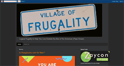 Desktop Screenshot of frugalogical.blogspot.com