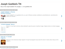 Tablet Screenshot of joseph-goebbels-tm.blogspot.com