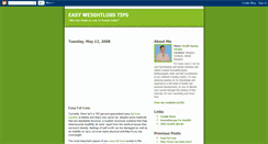 Desktop Screenshot of easyweightlosstip.blogspot.com