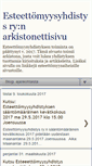Mobile Screenshot of esteettomyys.blogspot.com