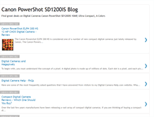 Tablet Screenshot of canonpowershotsd1200is.blogspot.com