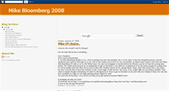 Desktop Screenshot of mikebloomberg.blogspot.com