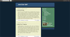 Desktop Screenshot of josheslergolf.blogspot.com