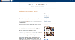 Desktop Screenshot of lukeholzmann.blogspot.com