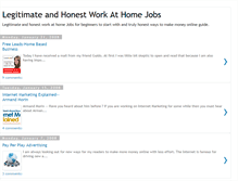Tablet Screenshot of honest-moneymaking.blogspot.com