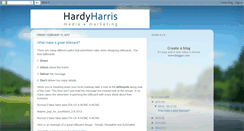 Desktop Screenshot of hardyharris.blogspot.com