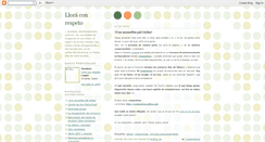 Desktop Screenshot of lloraconrespeto.blogspot.com