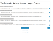 Tablet Screenshot of houstonfedsoc.blogspot.com