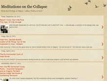 Tablet Screenshot of meditationsoncollapse.blogspot.com