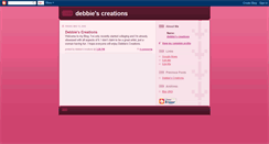 Desktop Screenshot of debbiescreations.blogspot.com