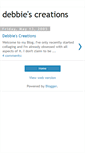 Mobile Screenshot of debbiescreations.blogspot.com