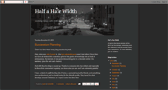 Desktop Screenshot of halfahairwidth.blogspot.com