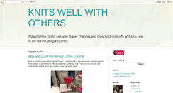 Desktop Screenshot of knitswellwithothers.blogspot.com