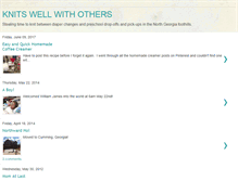 Tablet Screenshot of knitswellwithothers.blogspot.com