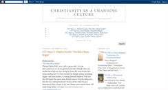 Desktop Screenshot of christianityinachangingculture.blogspot.com